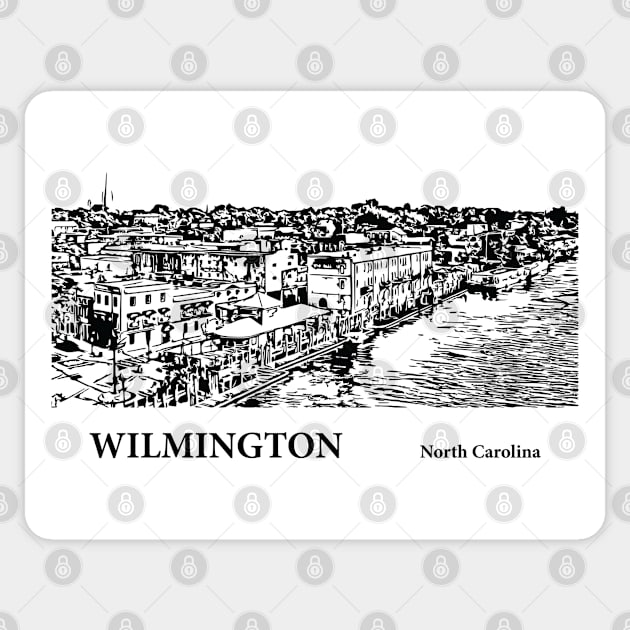 Wilmington North Carolina Sticker by Lakeric